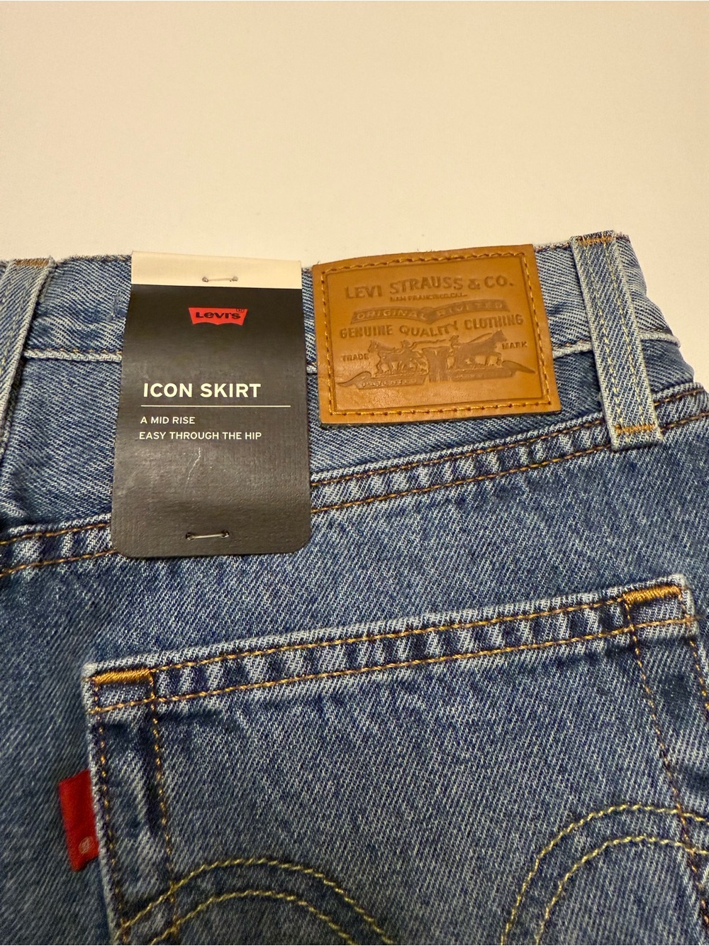 Levi’s Vintage Mini Icon Denim Skirt - Picture 7 of 8